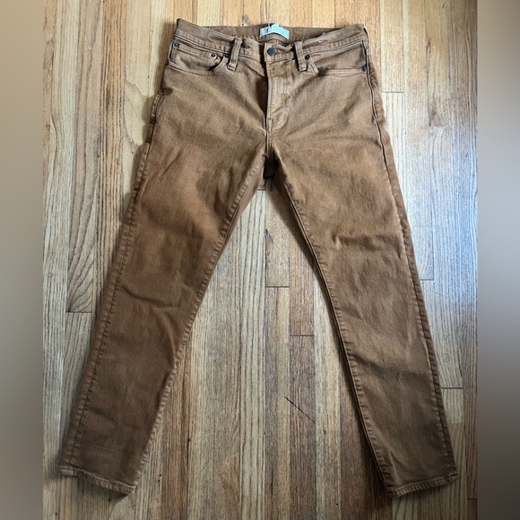 Madewell Rust/Brown Denim Jeans - Picture 1 of 7